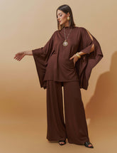 Conjunto Vicenza Benedita Marrom Natureza