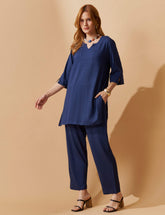 Conjunto Vicenza Briana Azul Marinho