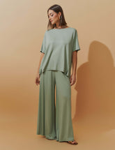 Conjunto Lino Brisa Verde Menta