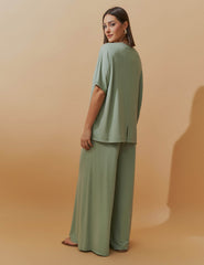 Conjunto Lino Brisa Verde Menta