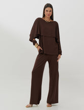 Conjunto Carmela Marrom Natureza