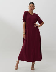 Vestido Cintra Bordo