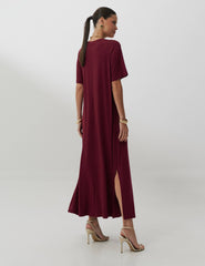 Vestido Cintra Bordo
