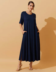 Vestido Vicenza Doroteia Azul Marinho
