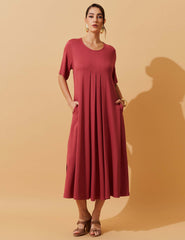 Vestido Vicenza Doroteia Goiaba