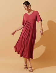 Vestido Vicenza Doroteia Goiaba