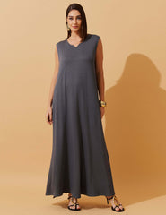 Vestido Vicenza Diara Cinza Astro