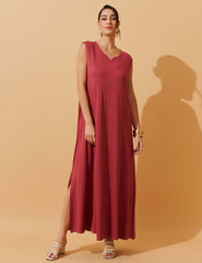 Vestido Vicenza Diara Goiaba