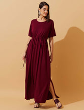Vestido Vicenza Daurea Bordo