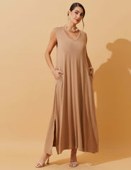 Vestido Diamela Bege Awake