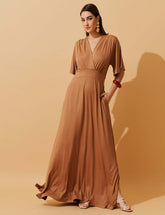 Vestido Divina Mocha Mousse