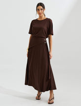 Conjunto Vicenza Eudine Marrom Natureza