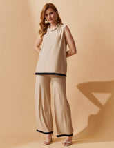 Conjunto Marbella Glenice Bege MPB