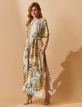 Vestido Estampado Griselda Off White