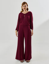 Calça Moema Bordo