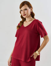 Blusa Copenhagem Maura Vermelho Hip Hop
