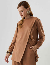 Blusa Copenhagem Meire Mocha Mousse