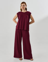Blusa Vicenza Malu Bordo