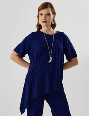 Blusa Vicenza Madalena Azul Profundo