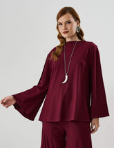 Blusa Marbella Mariane Bordo