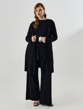 Cardigan Creponado Miranda Preto