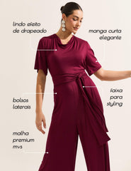 Macacão Estela Bordo