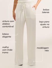 Calça Vicenza Eliza Off White