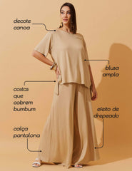 Conjunto Erica Bege MPB
