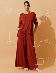 Conjunto Erica Laranja Mistery