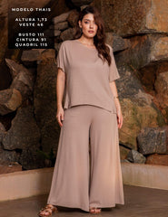 Conjunto Lino Brisa Taupe