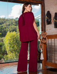 Conjunto Penina Bordo