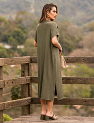 Vestido Canelado Vitoria Verde Country