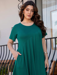 Vestido Vicenza Viola Verde Castanheira
