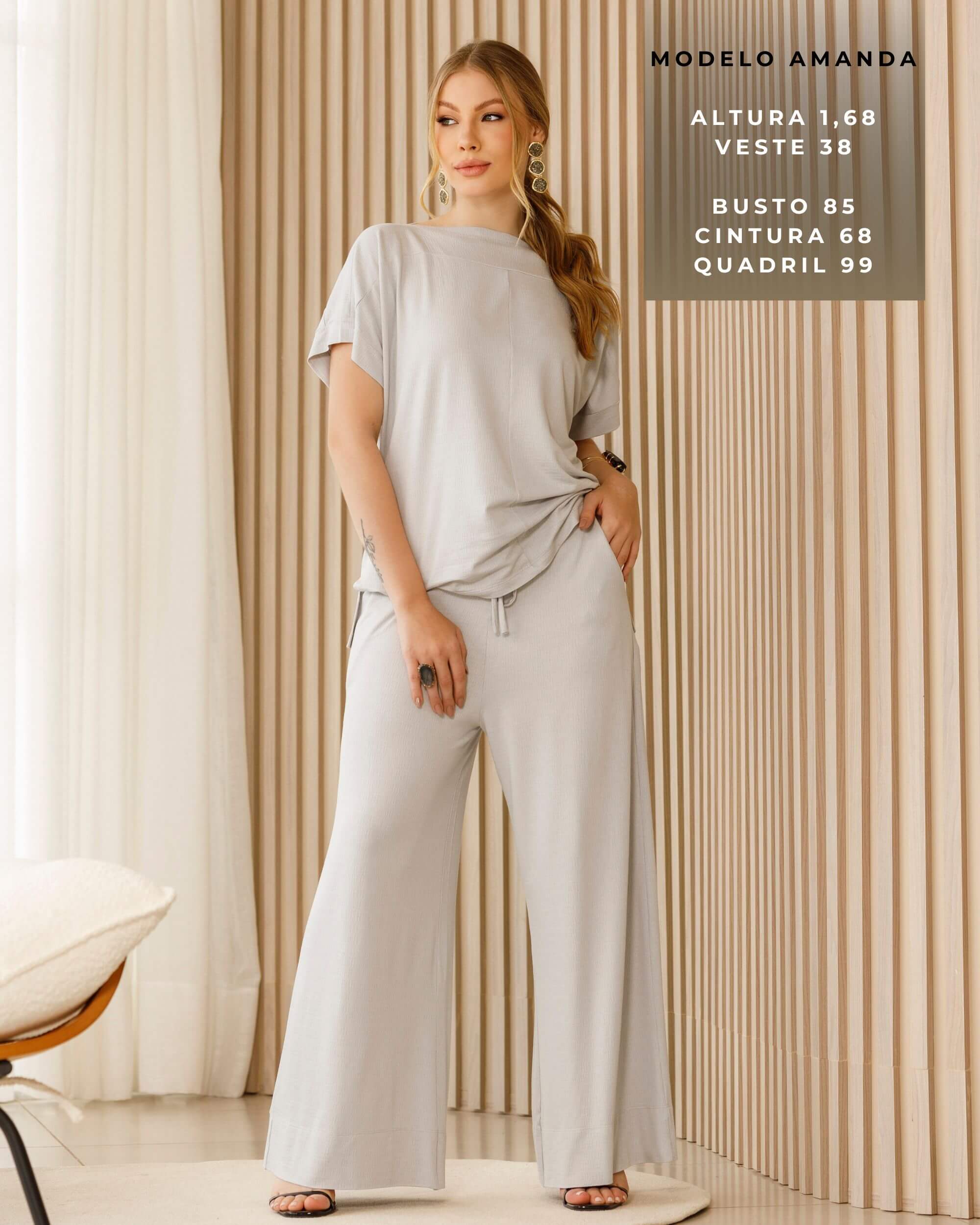 Conjunto Vicenza Audine Gelo