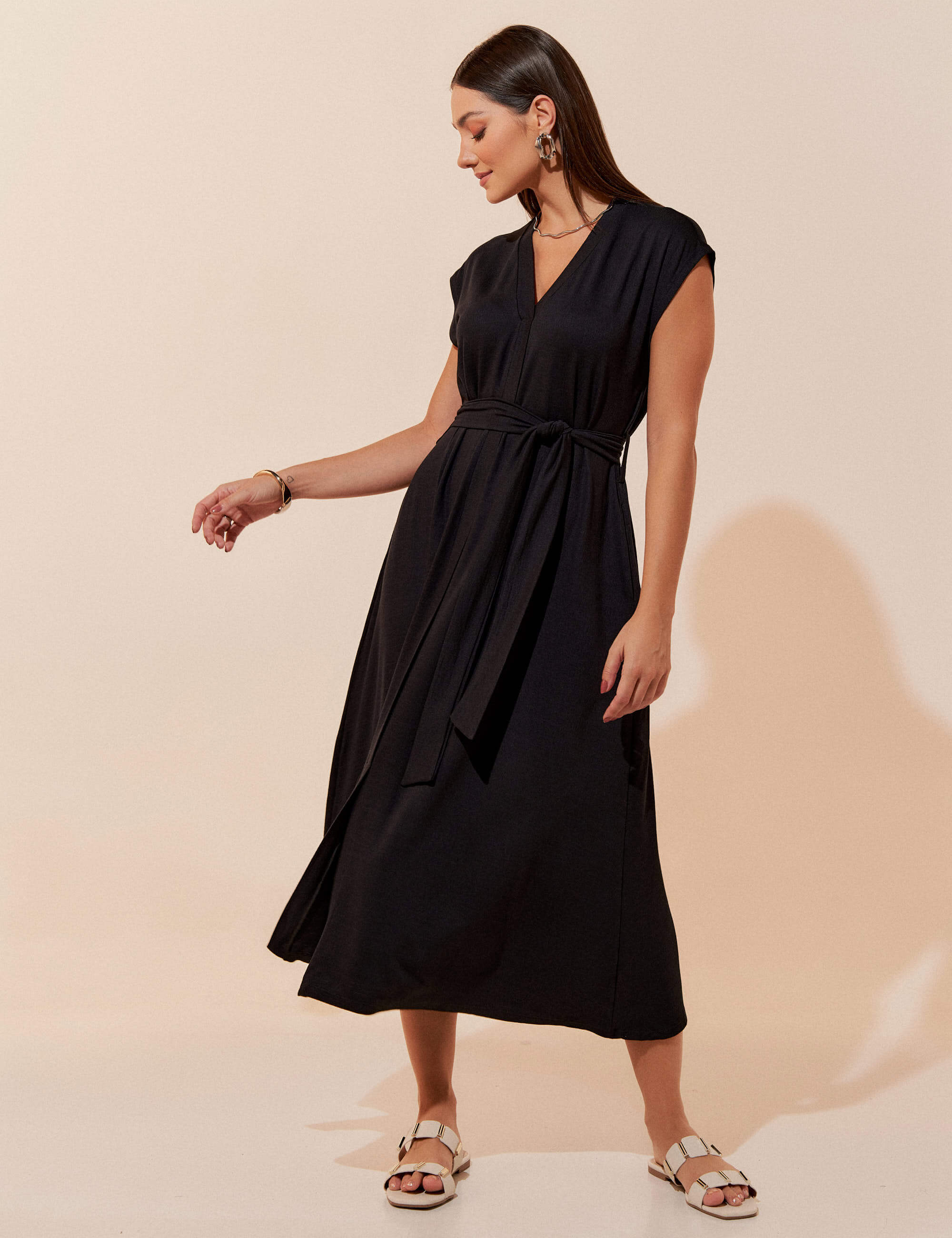 Vestido Vicenza Priscila Preto