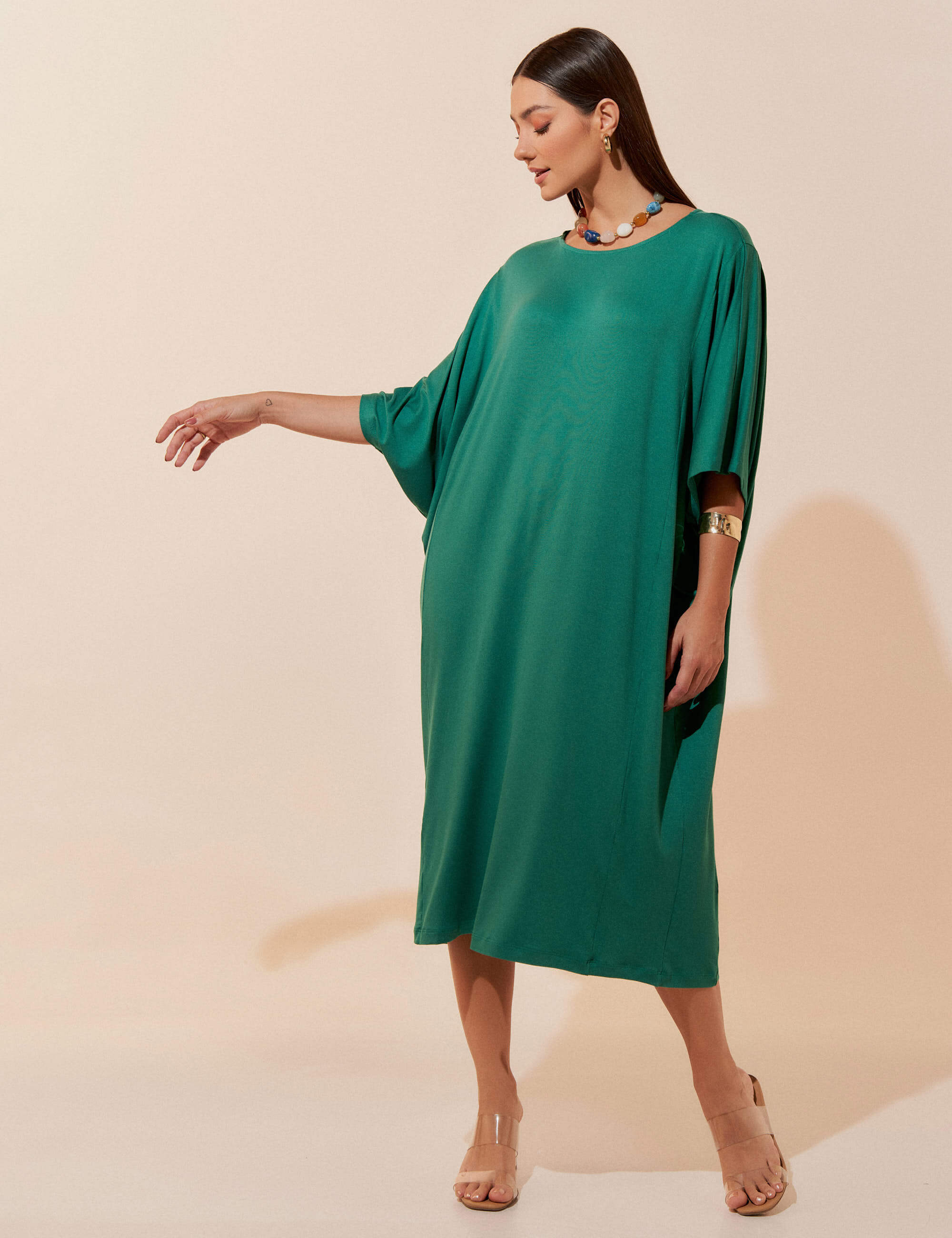 Vestido Pura Verde Salsa
