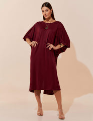 Vestido Pura Bordo