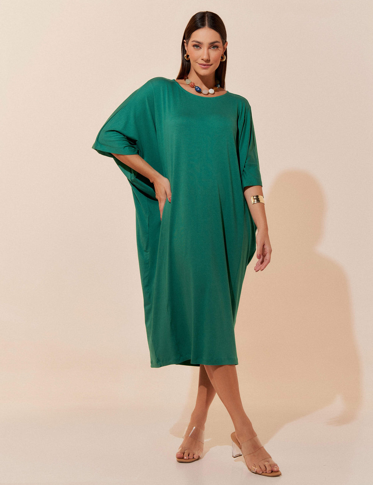 Vestido Pura Verde Salsa