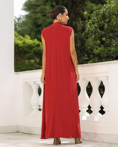Vestido Aurea Marrom Galápagos
