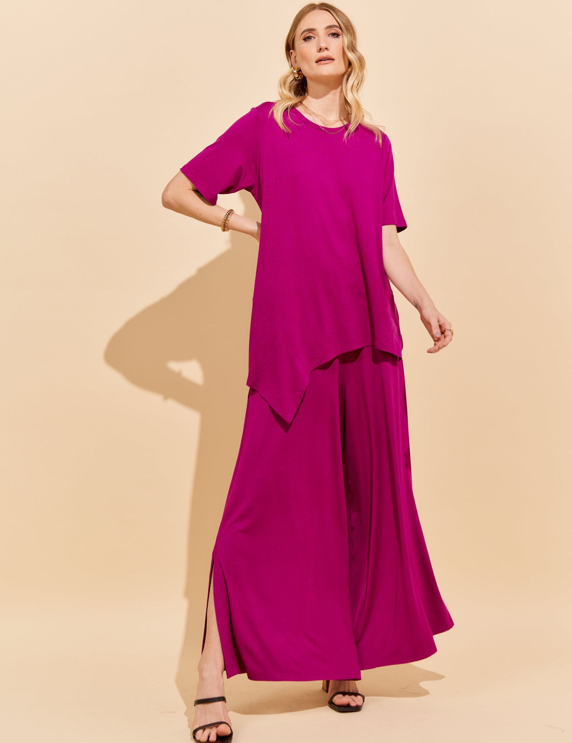Conjunto Diane Violeta Alcachofra