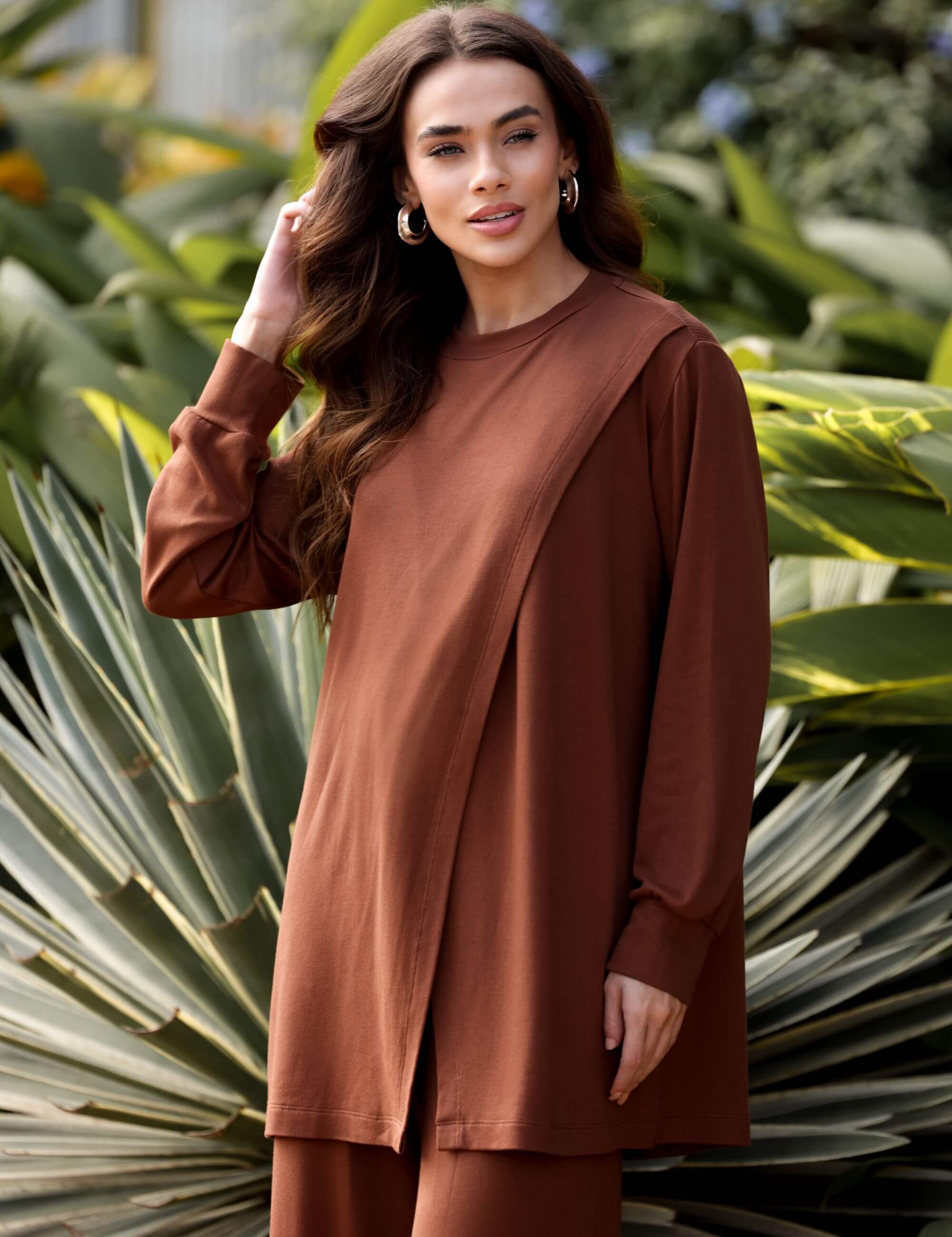 Blusa Copenhagem Meire Marrom Tamara