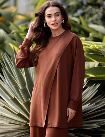 Blusa Copenhagem Meire Marrom Tamara