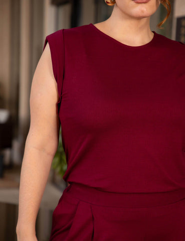 Blusa Vicenza Malu Bordo