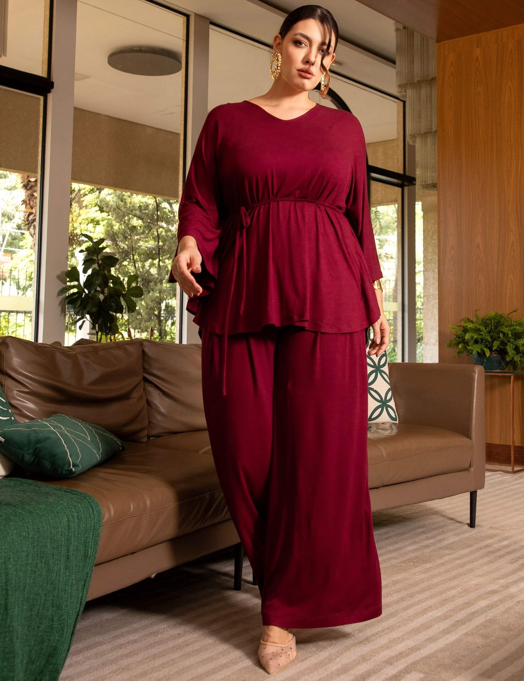 Blusa Moema Bordo