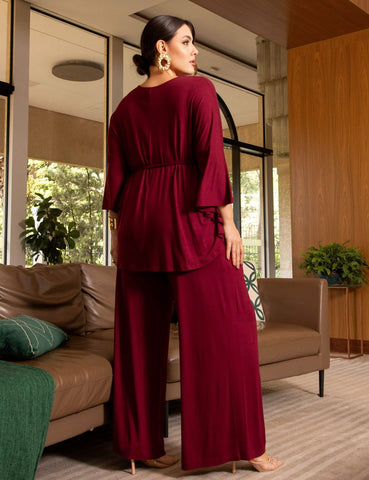 Calça Moema Bordo