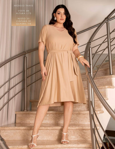 Vestido Marbella Marcela Bege MPB