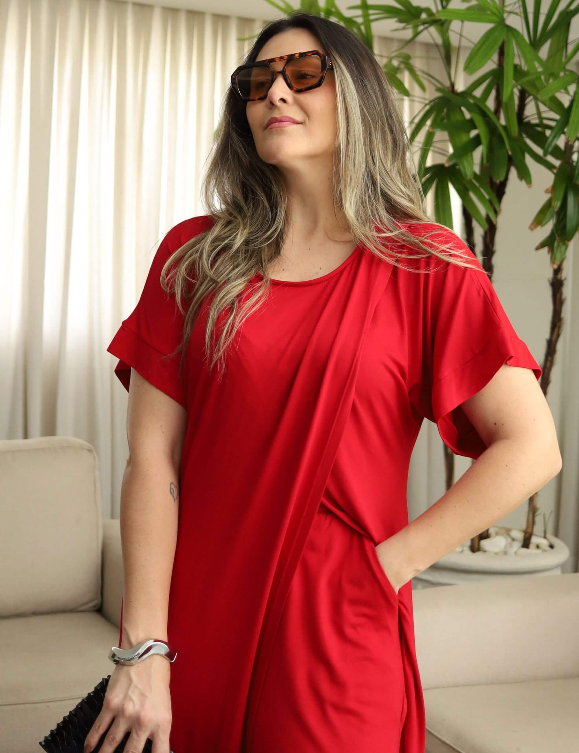 Conjunto Alva Vermelho