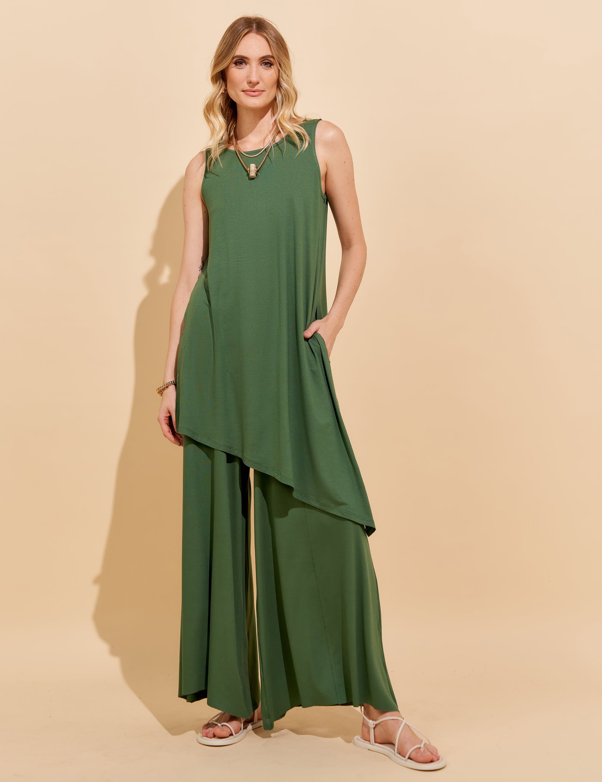 Conjunto Ariella Verde Esmeralda