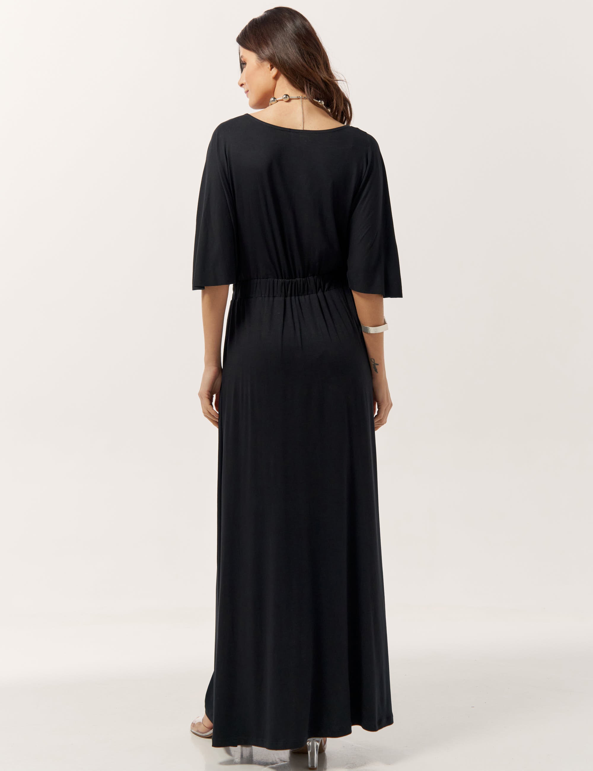 Vestido Adila Preto