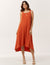 Vestido Flórida Marrom Urucum